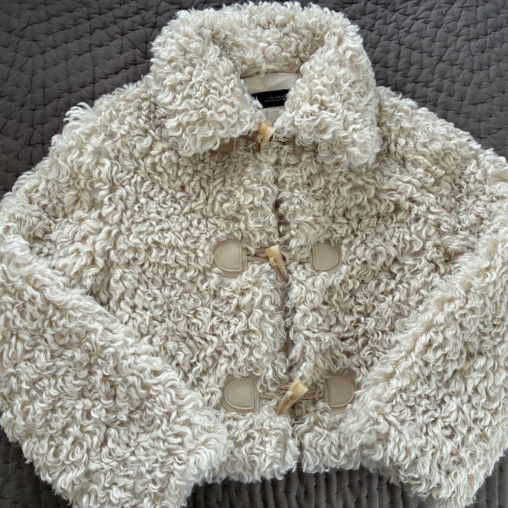 ZARA Faux Fur Short Jacket XS